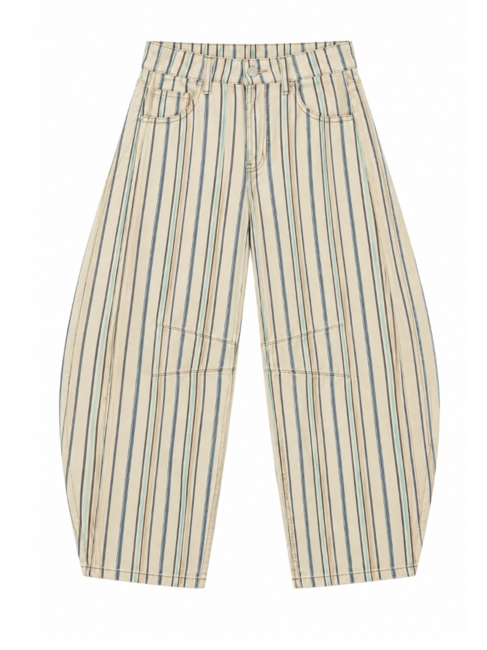 We the Free Striped Barrel Leg Jeans Size 31